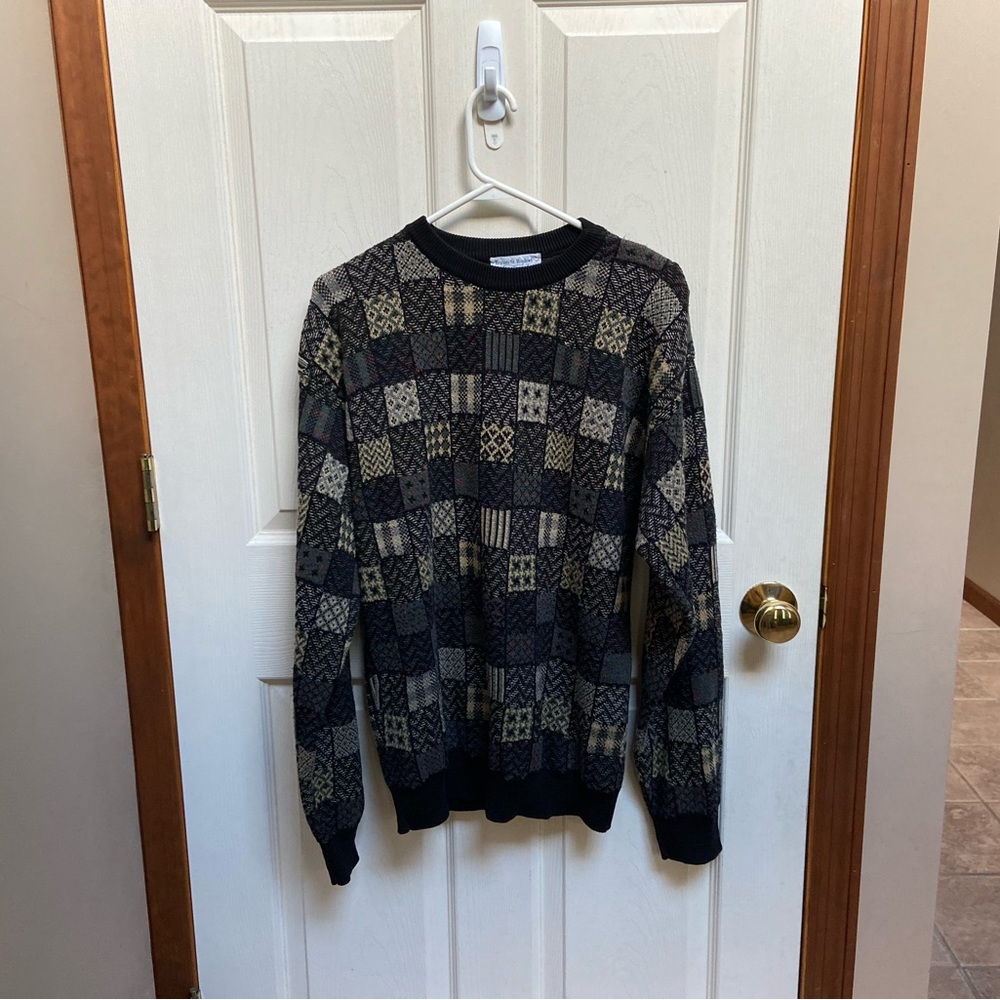 Tricots St.Raphael Multicolored Patterned Long Sl… - image 6